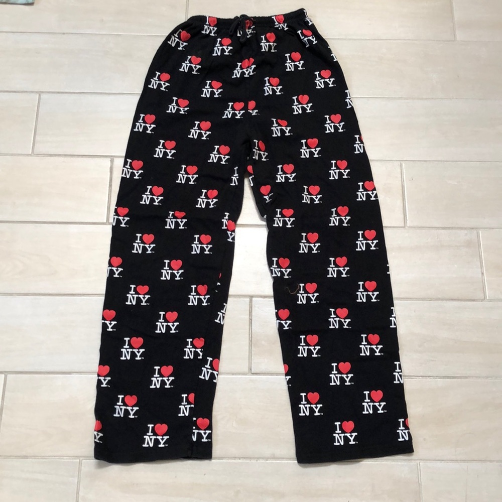 New York pajama pants.